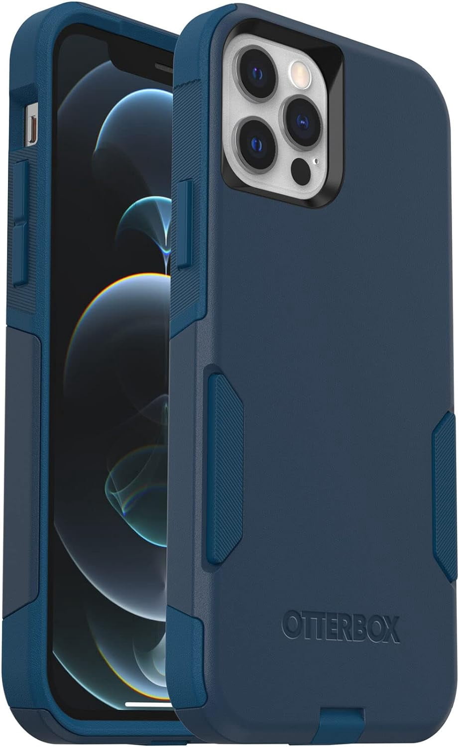 OtterBox iPhone 12 and iPhone 12 Pro Polycarbonate Cell Phone Case, Bespoke Way Blue