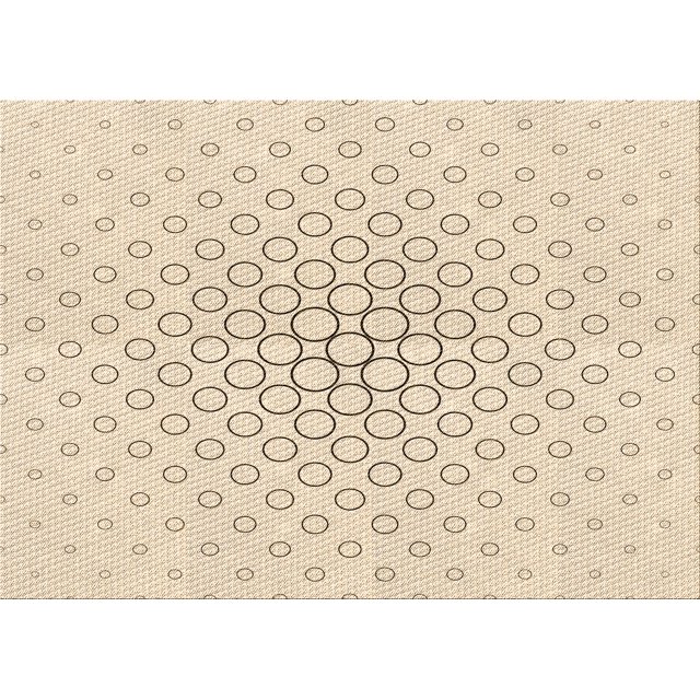 Ahgly Company Machine Washable Indoor Rectangle Transitional Moccasin Beige Area Rugs, 3' x 5'