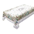 thumbnail image 2 of Fwttom Easter Decorations All-season Waterproof Table Cover With Cute Rabbits Devise Featuring Easter Bunny Easter Eggs And Floral Prints Suitable For Easter Table Decoration, 2 of 6