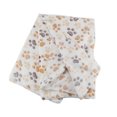 thumbnail image 3 of CAROOTU Mignon Animal de Compagnie Floral Chaud Patte Impression Chiot Molleton Couverture Douce Lits Tapis, 3 of 6