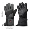 thumbnail image 2 of Gants Chauffants à Batterie pour Hommes et Femmes Extérieur Intérieur Doublures de Chauffe-Mains à Batterie pour Escalade Randonnée Cyclisme Indispensable d'Hiver Gants Chauffants Thermiques Très Petits Gants en Latex Caoutchouc, 2 of 3