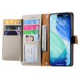 thumbnail image 3 of GANGXUN Wallet Case for iPhone 17 Pro , PU Leather Flip Cover with Card Slots, Zipper Pocket, Wrist Strap and Stand Function, 3 of 6