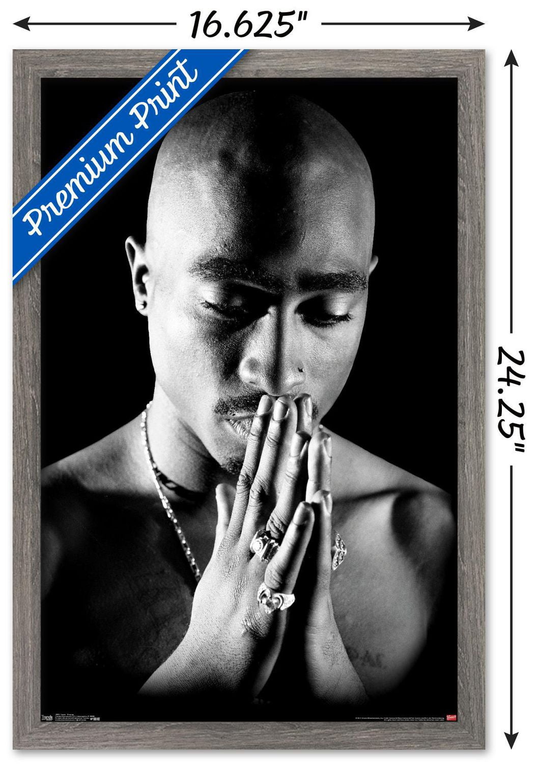 Tupac - Praying Wall Poster