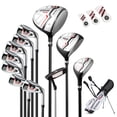 thumbnail image 1 of Gymax Ensemble Complet de Clubs de Golf pour Femmes 12 Pcs Main Droite avec Sac Support de Golf et Capuchon de Pluie, 1 of 10