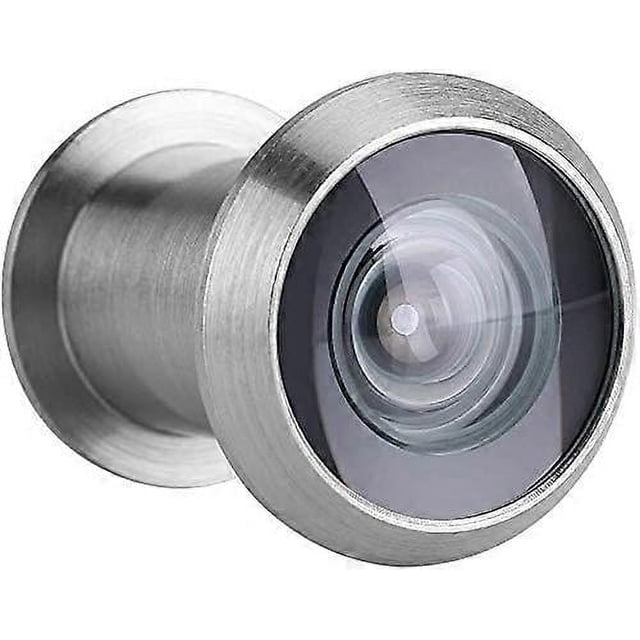 Dörröga avec un Objectif Grand Angle à 220 Degrés et un Étui de Protection Haute Résistance (Argent Brossé)