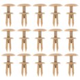 thumbnail image 1 of SHISUYAN 30 Pcs Clips de Retenue Pare-Chocs Attaches Rivets en Plastique Kit de Retenue Auto Pince Rivets Garniture de Porte Clips de Panneau Beige, 1 of 8
