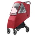 thumbnail image 3 of Waterproof Universal  Rain Cover  Windproof Dustproof Coldproof Pushchair Rain Cover  Suitable for Most Strollers  Made of Linen  Cationic  PP  Breathable with Dense, 3 of 8
