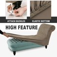 thumbnail image 4 of 2024 Velvet Armless Chaise Lounge Slipcover Stretch Sofa Slip Cover Furniture Protector, 4 of 8