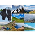 thumbnail image 3 of Achats Spéciaux! Gants de Ski pour Femmes et Hommes pour l'Extérieur Ski Moto Conduite Imperméables Neige Vent Gants de Camping Noir P, 3 of 6