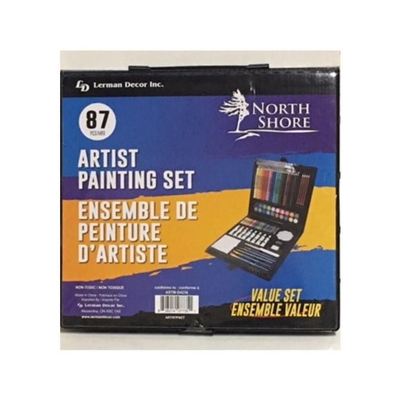 North Shore 87 piece artist painting set
