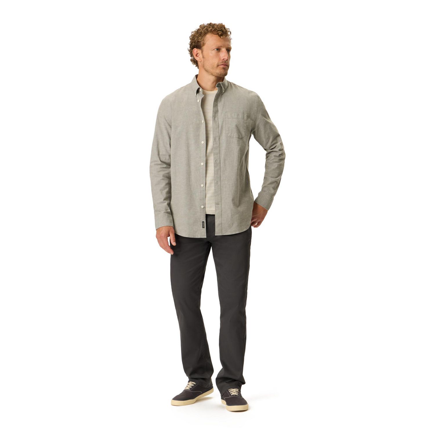 Chemise Oxford Dockers à manches longues pour homme