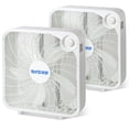 thumbnail image 1 of Hurricane 20 Pouces Classic Series Ventilateur sur Pied avec 3 Réglages de Vitesse, Lot de 2, Blanc, 1 of 10