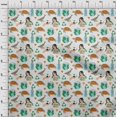 thumbnail image 4 of oneOone Polyester Spandex Green Fabric Earth Sewing Craft Projects Fabric Prints By Yard 56 Inch Wide, 4 of 4