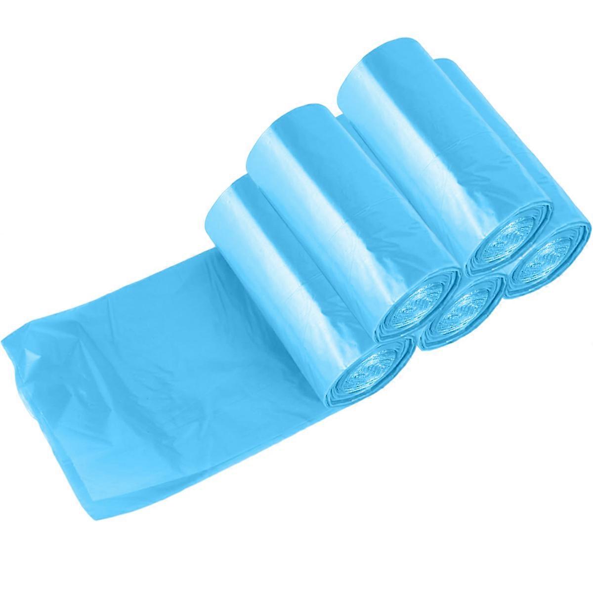 100Pcs Thicken Disposable Garbage Trash Bag Home Office Waste Storage Bags 45x50cm(Blue)