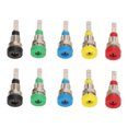 thumbnail image 1 of Prise Banane, 10A Maximum PA Shell 2mm Panneau de Fixation Post Adaptateur Sûr pour l'Électronique pour les Navires pour RVs, 1 of 8
