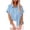 #04Light Blue, variant on yoeyez Womens Cotton Linen Button Down Shirts,Summer Short Sleeve Tops for Women Loose Fit Collared Linen Work Blouse Tops Solid Basic Tees With Pocket Limited Time Deals Light Blue XL