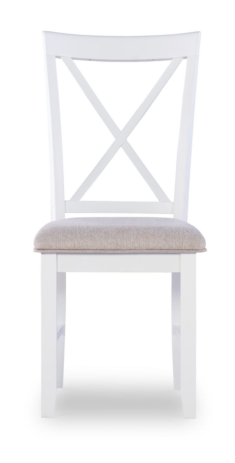Chaise d'appoint Lander, Marron (Lot de 2)