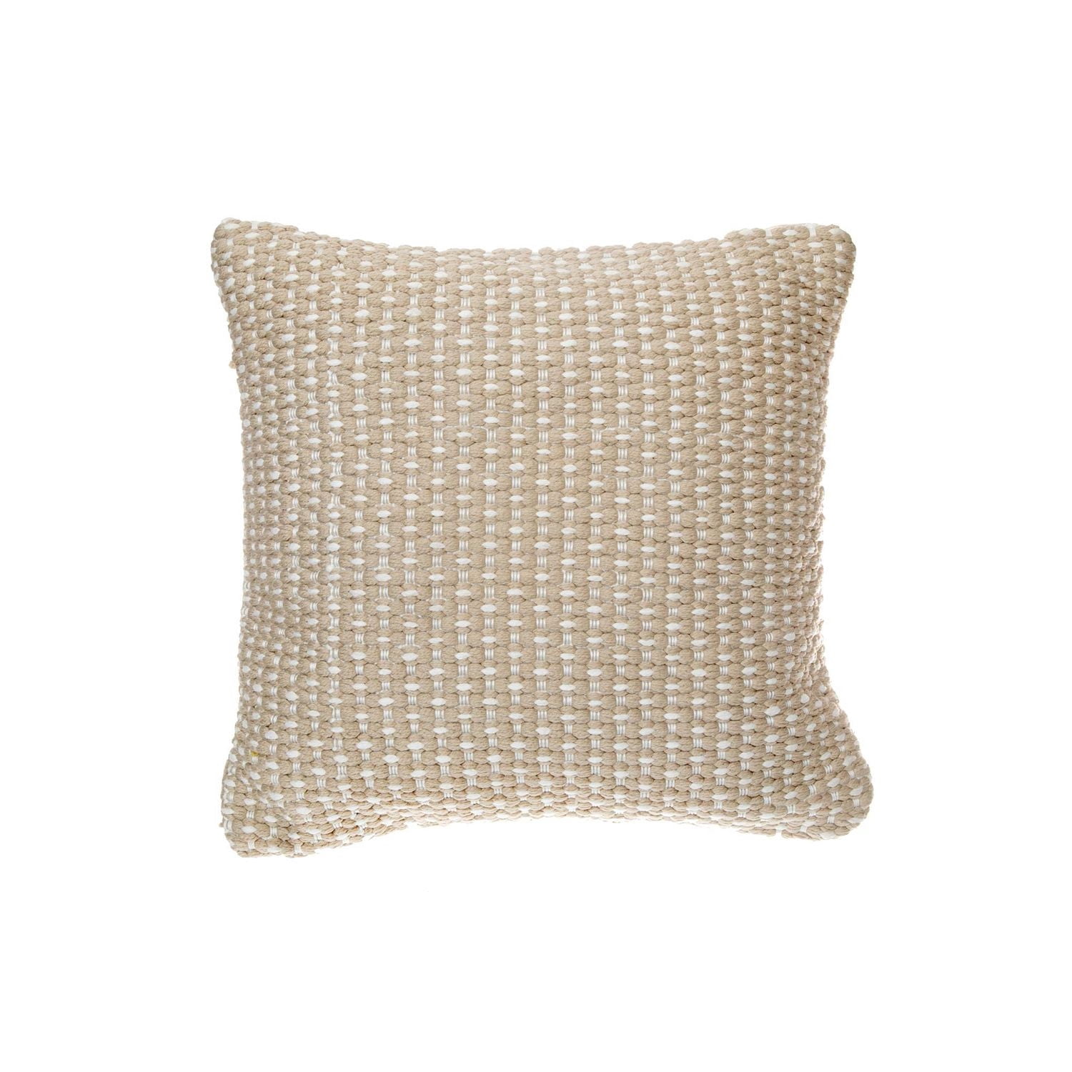 Coussin De Microfibre Handloom (Taupe) - Ensemble De 2