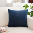 thumbnail image 4 of Birdeem Premium Velvet Pillow Cover, Soft and Smooth Cushion Cover, Decorative for Sofa, Chair, or Bed, 18x18 Inches Size with Hidden Zipper for Easy Use, 4 of 9