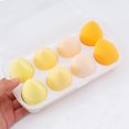 thumbnail image 1 of Blending Sponges Set of 8PCS Foundation Blender Sponge Makeup Cosmetic Cream Powder Multi shape for Dry & Wet Use, Beauty Sponge Holder Organizer Box Multi Yellow Color Cosmetics Tool, 1 of 7