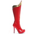 thumbnail image 2 of Ellie Shoes Botte pour Femmes 517 Comet, Rouge/blanc, 7 m US, 2 of 2