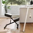 thumbnail image 2 of Costway 1 Pce Chaise Agenouilloir à Hauteur Réglable avec Siège Incliné pour Soulager la Douleur Roues Universelles, 2 of 10