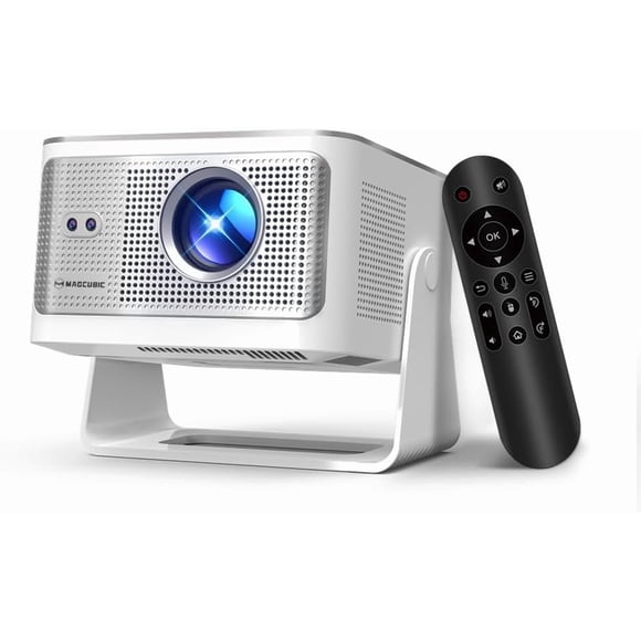[900ANSI&Auto Focus] Magcubic 8K Support Native 1080P Full HD Projector, Auto Keystone Movie Projector with WiFi 6 & BT 5.4, Android 14 with Built-in Apps, Smart Projector for Home Theater HY350Max