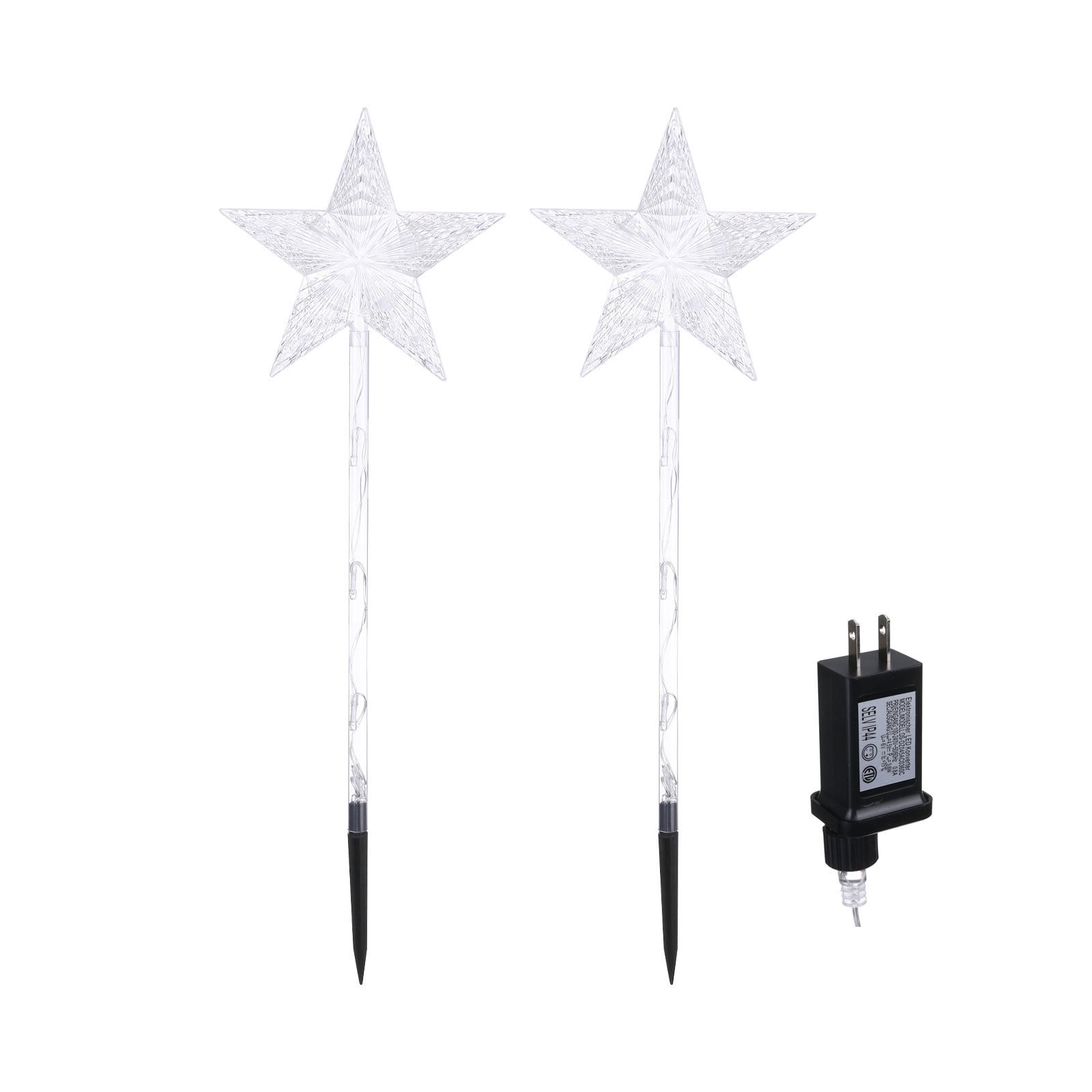 TopLLC Solar Lights Outdoor Solar Decorations Outdoor LED Solar Powered Candle Xmas Roadway Lights 8 Mode Solar Powered Waterproof Garden Lights for Yard Patio Lawn