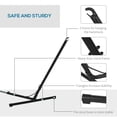 thumbnail image 4 of Outsunny Adjustable Hammock Stand, Black, 4 of 10