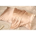 thumbnail image 1 of Dvkptbk Soft Pillowcase Double-Sided Solid Color Pillow Cover Pillow Case Beauty Silk Cover Pillow Core Cover Ice Silk Bedding 20''X30'' A Pillowcase Bedding, 1 of 7