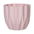 thumbnail image 2 of RuiJiao Clearance Round Planter Pot Vintage-Style White Flower Pots Indoor Textured Cylindrical Succulent Containers, 2 of 5