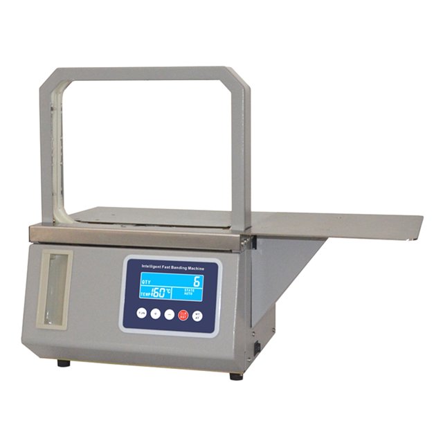 Automatic Hot Melt OPP Tape Banding Machine Supermarket Vegetable Strapping Machine Fast Binding Machine ,User Friendly