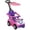 Pink, variant on Qaba 3 in 1 Kids Push Car Toddler Sliding Car, Foot to Floor Design, Pink