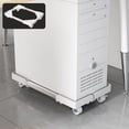 thumbnail image 1 of Birdeem Computer Tower Stand with Wheels,Mobile and Retractable Cpu Holder,Adjustable Desktop Storage Rack for Home and Office Organization, 1 of 7
