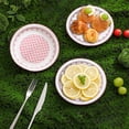 thumbnail image 2 of Disposable Dinner Plates Disposable Paper Plates for Dinner Waterproofs and Oil-Proof Environmentally Friendly Paper Plates Thickened Round Tableware Paper Plates Fruit Plates Paper Dinner Plates, 2 of 7