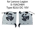 thumbnail image 2 of CPU GPU Cooling Fan for Lenovo Legion 5-15ACH6H Type 82JU, R7000P Y7000P 2021 DC10V Gaming Laptop Cooler Radiator 5H40S20304 CPU GPU Both, 2 of 5