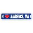 thumbnail image 1 of SignMission SSIL-Lawrence Ma Street Sign - I Love Lawrence, Massachusetts, 1 of 1