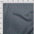 thumbnail image 2 of oneOone Viscose Jersey Fabric Floral Mandala Block Decor Fabric Printed BTY 60 Inch Wide, 2 of 5