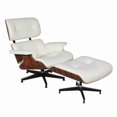 thumbnail image 1 of Plata Import Eames Lounge white chair & ottoman, 1 of 1