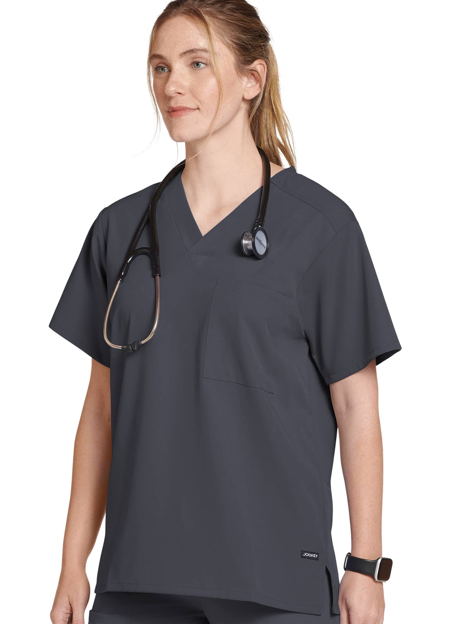 Jockey  Classic Unisex One Pocket Stretch Scrub Top