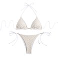thumbnail image 1 of KIHOUT 2025 Women's Triangle Bikini Floral Printed Bikini Set Two Piece Summer Swimsuit Bathing Suits for Beach Pool Party, 1 of 7