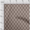 thumbnail image 2 of oneOone Cotton Poplin Brown Fabric Ogee Sewing Craft Projects Fabric Prints By Yard 42 Inch Wide, 2 of 4