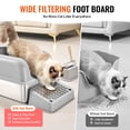 thumbnail image 4 of VEVOR 6 in Deep Cat Litter Box Odor-Free Litter Box with Filtering Foot Board, 4 of 9