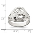 thumbnail image 2 of 925 Sterling Silver Horseshoe Ring, 2 of 2