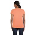thumbnail image 3 of Hanes ComfortSoft T-Shirt à Col Ras du Cou en Jersey Coupe Décontractée pour Femmes, G, Orange Bonbon, 3 of 3