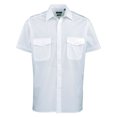 thumbnail image 1 of Premier Chemise de Travail Unie pour Homme à Manches Courtes de Pilote, 1 of 4