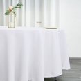 thumbnail image 2 of LNGOOR 108” Wholesale Round Tablecloth Polyester Round Table Linens For Wedding Party Banquet Restaurant -  WHITE, 2 of 11