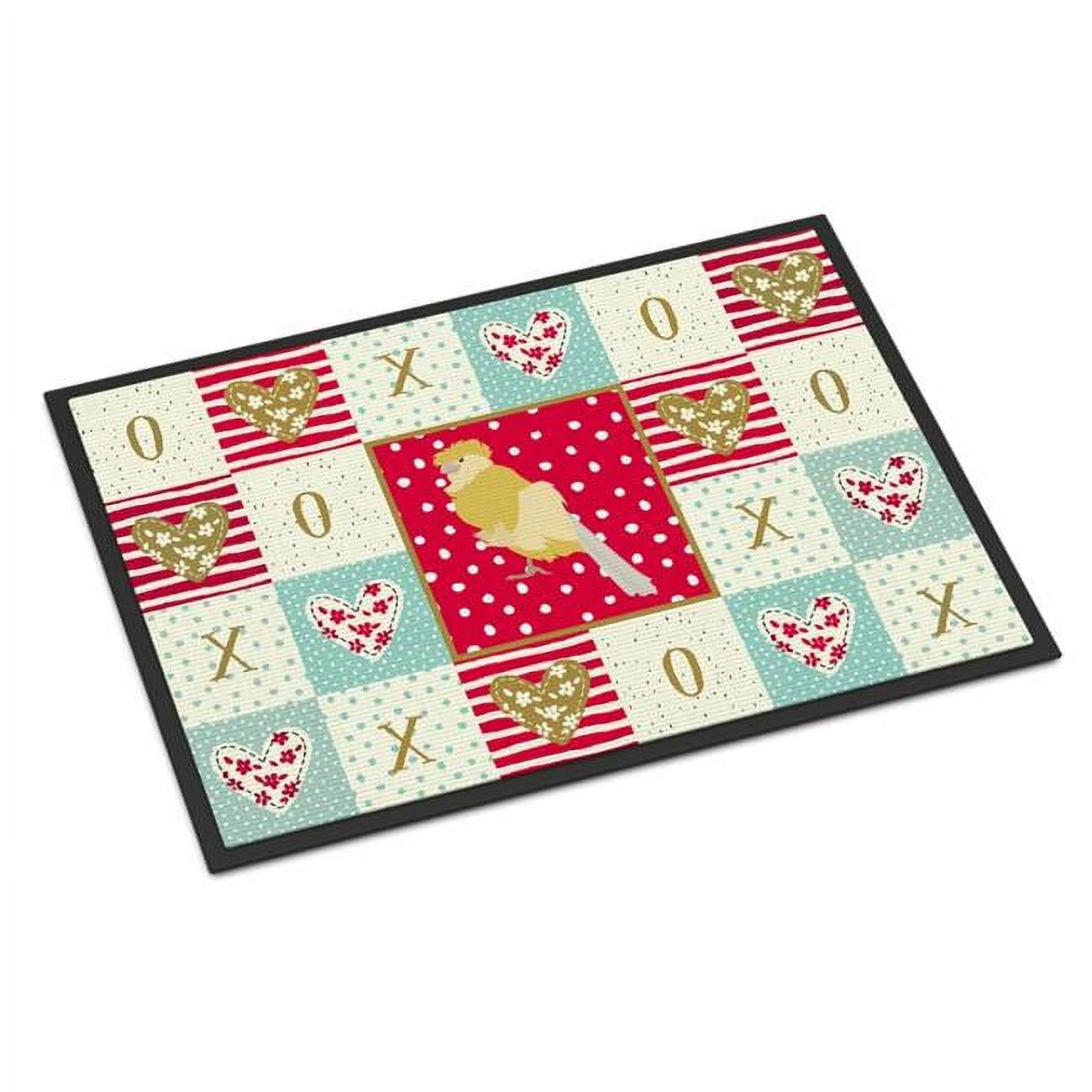Carolines Treasures CK5502MAT Tapis d'Intérieur Ou d'Extérieur 18 x 27 Po Frisé Canari