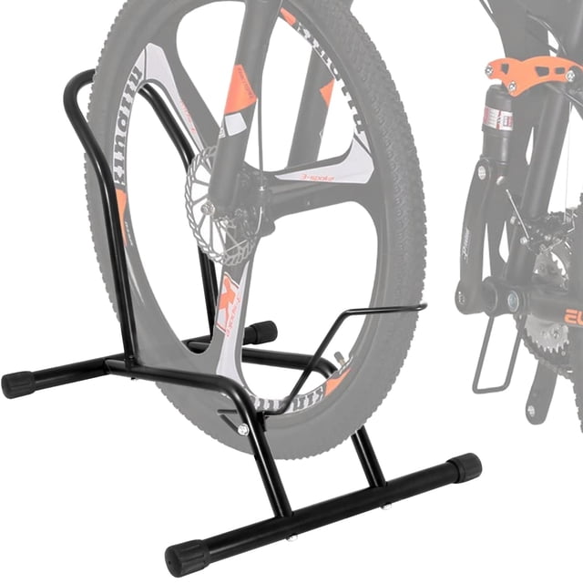 Bike Stand Floor Bike Rack Garage Bicycle Stands for Storage Indoor/Outdoor, Front and Rear Wheel Parking Rack Stand Per