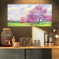 thumbnail image 1 of Paysage Printanier Violet - Impression sur Toile d'Art Floral, 1 of 3